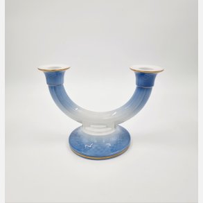 Bl Tone 2 Armet Lysestage nr. 235 Med Guldkant 1 sortering 