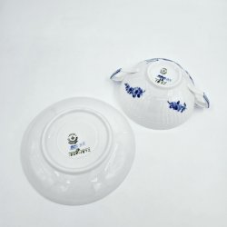 Bl Blomst Svejfet Bouillonkop nr. 10-1872. sortering 2  