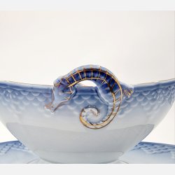 Bl Tone Sovseskl nr. 8. Med Guldkant 1 sortering 