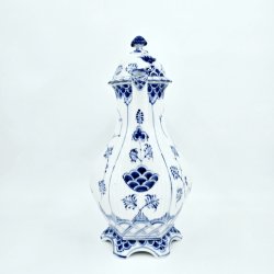 Musselmalet Helblonde Stor Kaffekande nr. 1-1202. sortering 2 