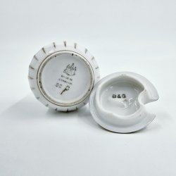 Hartmann Hvid Sennepskrukke nr. 52C. sortering 1 