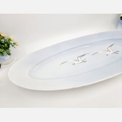 Mgestel Fiskefad Uden Guldkant 2 sortering Sjlden