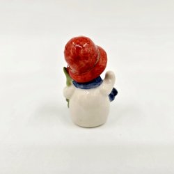 Royal Copenhagen Figur Snemand Pige Med Juletr� nr. 772. sortering 1