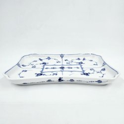 Musselmalet Riflet Bakke nr. 1-269. sortering 1  