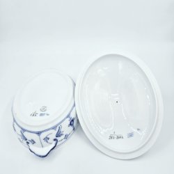 Musselmalet Riflet Lgfad nr. 1-283. sortering 1  