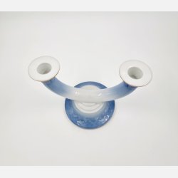 Bl Tone 2 Armet Lysestage nr. 235 Med Guldkant 1 sortering 