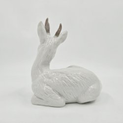 Royal Copenhagen Figur Hvid Hjort nr. 22607. sortering 1  