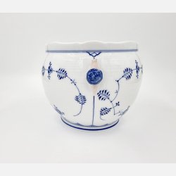 Musselmalet Riflet Urtepotteskjuler nr. 1-125. sortering 3