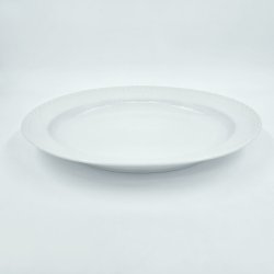 Hvid Halvblonde Ovalt Fad nr. 345. Sortering 2 