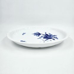 Bl Blomst Svejfet Rundt Fad nr. 10-1691. sortering 2 