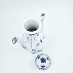 Musselmalet Helblonde Stor Kaffekande nr. 1-1202. sortering 2 