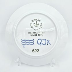 Sort Mega Riflet Frokosttallerken nr. 622. sortering 1 