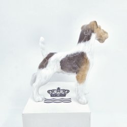 Royal Copenhagen Figur Ruhret Terrier nr. 2967-1462. sortering 1  
