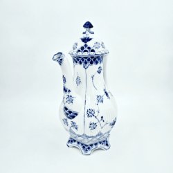 Musselmalet Helblonde Stor Kaffekande nr. 1-1202. sortering 2 