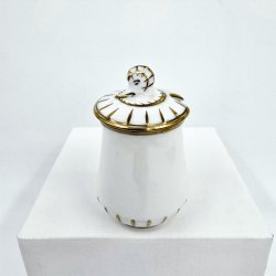 Hartmann Hvid Sennepskrukke nr. 52C. sortering 1 