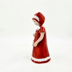 Royal Copenhagen Figur Pige Med Julesok nr. 092. sortering 1