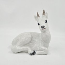 Royal Copenhagen Figur Hvid Hjort nr. 22607. sortering 1  