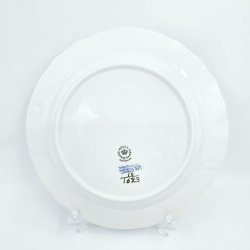 Bl� Blomst Svejfet Frokosttallerken nr. 1623. sortering 1   