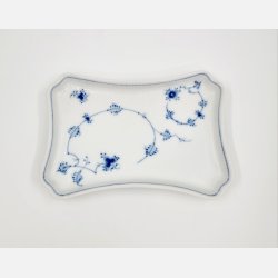 Musselmalet Riflet Sttefad nr. 364. sortering 2