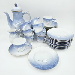 Mgestel Kaffestel Med Guldkant 1 sortering 