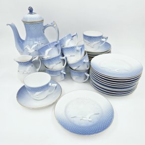 Mgestel Kaffestel Med Guldkant 1 sortering 