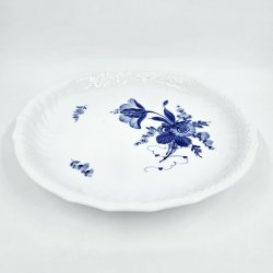 Bl Blomst Svejfet Rundt Fad nr. 10-1691. sortering 2 