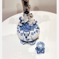 Musselmalet Helblonde Kandelaber nr. 1006. sortering 1 