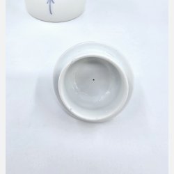 Bl Blomst Flettet Lille Kaffekande nr. 10-8030. Sortering 2 Sjlden  