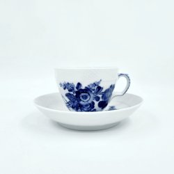 Bl� Blomst Svejfet Kaffekop nr. 10-1549. sortering 1 