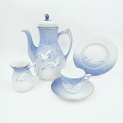 Mgestel Kaffestel Med Guldkant 1 sortering 