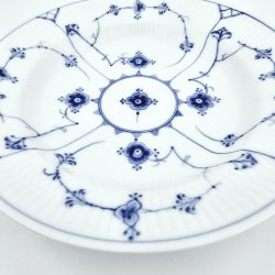 B &amp; G Musselmalet Riflet Dyb Tallerken sortering 2 