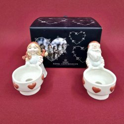 Royal Copenhagen Pixie Nisse Lysestage. 1 Sortering 