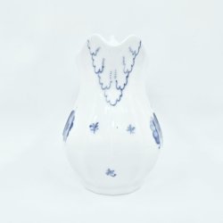 Bl� Blomst Kantet Stor Kande nr. 10-8526. sortering 2  