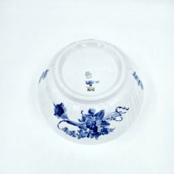 Bl� Blomst Svejfet Salatkumme nr. 10-1643. sortering 1  