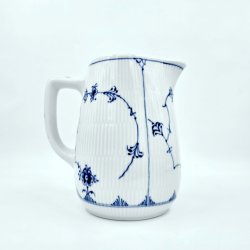 Musselmalet Riflet Kande nr. 1-2224. sortering 2 Hotelporcel�n 