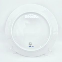 Musselmalet Riflet Middagstallerken nr. 627. sortering 2 