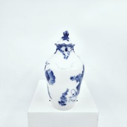 Bl Blomst Svejfet Olie Kande nr. 10-1540. sortering 1  