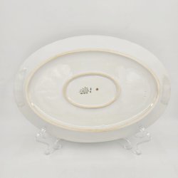 Erantis Ovalt Fad nr. 16 Med Guldkant 1 sortering 