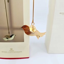 Royal Copenhagen Lysholder Med Fugl.