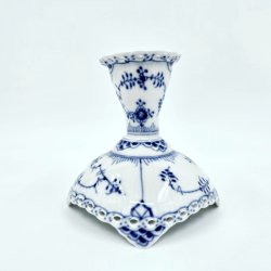 Musselmalet Helblonde Lysestage nr. 1-1138. sortering 2