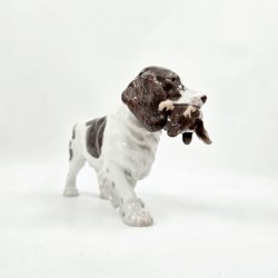 B &amp; G Figur Spaniel Med Fugl nr. 2061. sortering 2