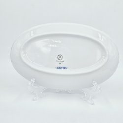 Musselmalet Riflet Oval asiet nr. 356. sortering 2 