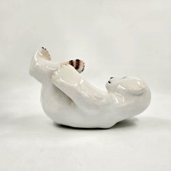 Royal Copenhagen Figur Liggende Isbj�rneunge nr. 537. sortering 1  