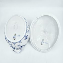 Musselmalet Riflet Terrin nr. 1-214. sortering 2 