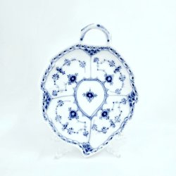 Musselmalet Halvblonde Blad Asiet nr. 1-547. sortering 1  