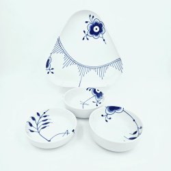 Bl Mega Riflet Serveringsst 24.5cm. 4 stk. sortering 1 