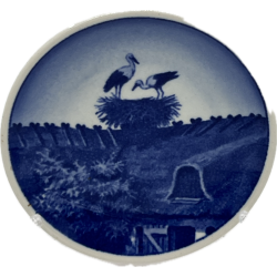 Royal Copenhagen Miniature Plate Storkerede 49-2010 