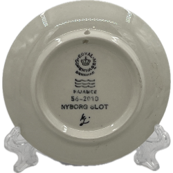 Royal Copenhagen Miniature Plate Nyborg Slot 56-2010 