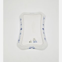 Musselmalet Riflet Bakke nr. 1-269. sortering 2 