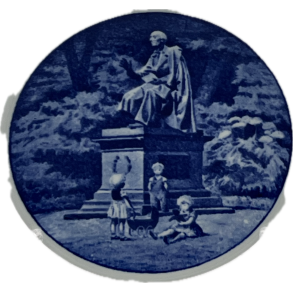 Royal Copenhagen Mini Platte H.C.Andersen 48-2010 